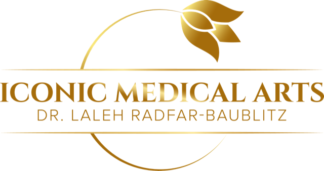iconic medical arts med spa logo gold